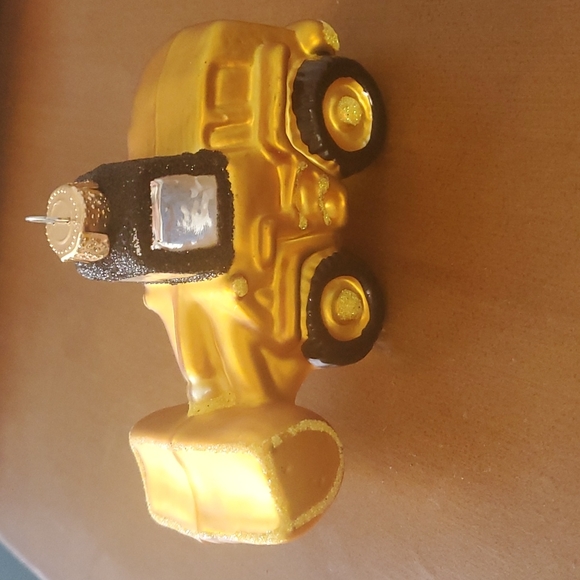 Christmas Holiday Construction Vehicle Ornament Skid Steer - Picture 2 of 5
